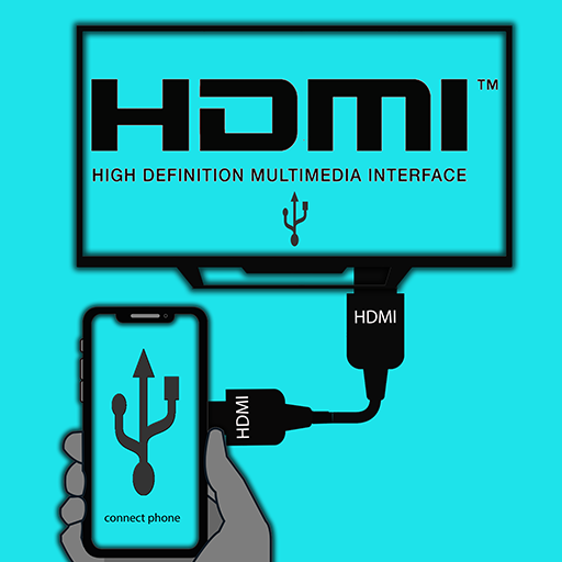 hdmi usb connector mobile screen cast mirroring tv