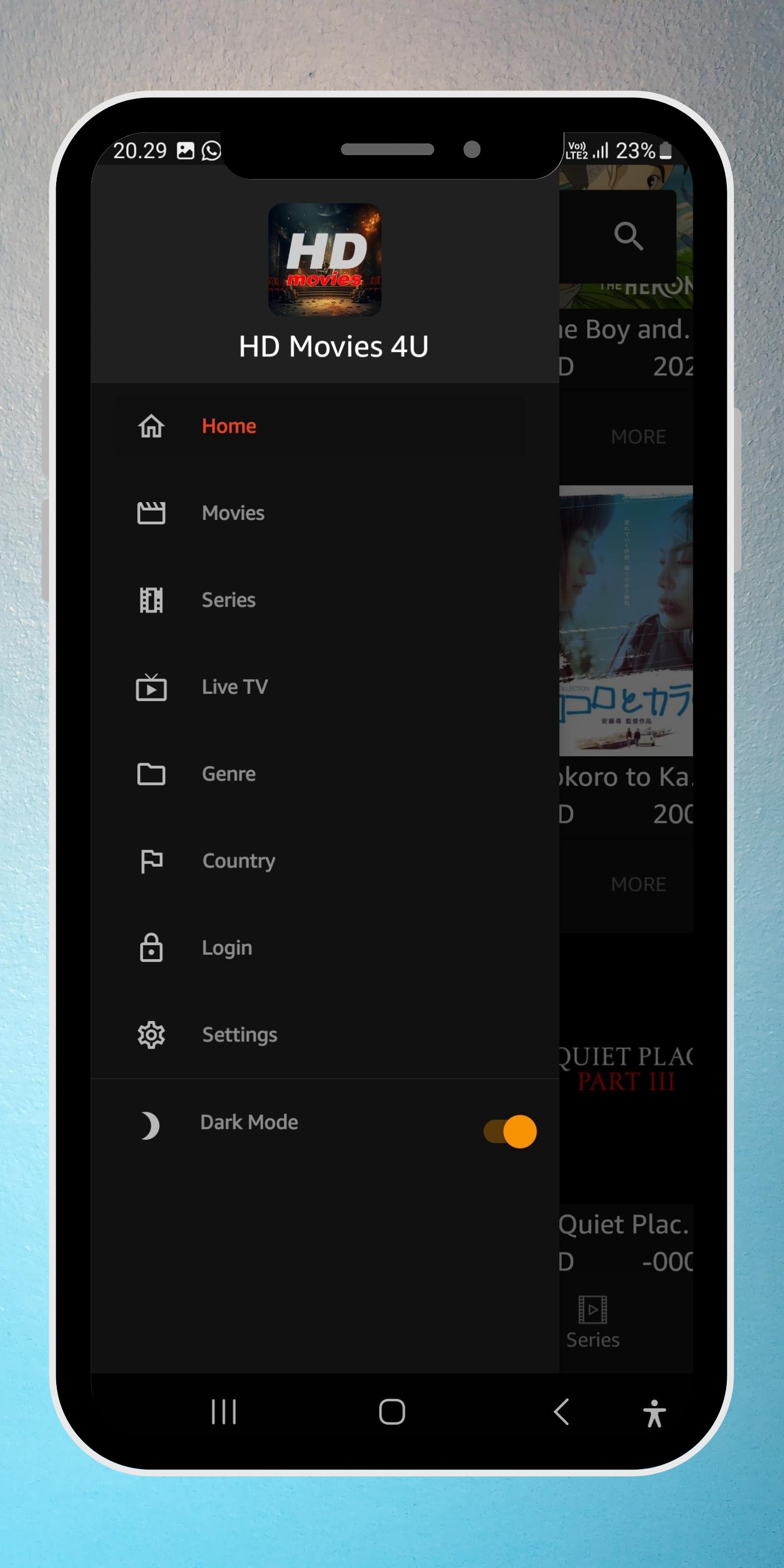 Download HD Movies 4U Latest Version 2.0.1 Android APK File