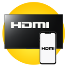 HDMI Connector - Phone connect to tv icon