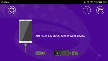 HDML-Cloner Wand Helper Mobile plakat