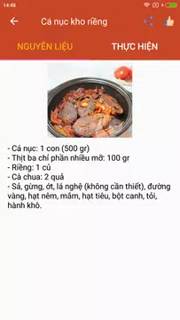 Screenshot 23 for Món ăn ngon Việt Nam - Công thức nấu ăn