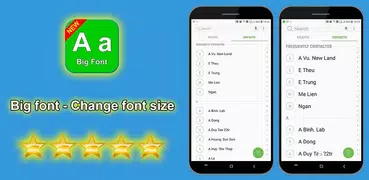 Big font - Enlarge font size