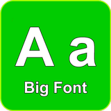 Big font - Enlarge font size أيقونة