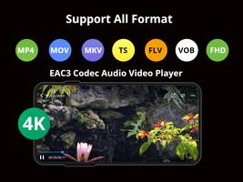 EAC3 Codec Video Player 海报