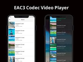 EAC3 Codec Video Player اسکرین شاٹ 1