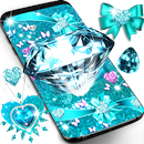 Turquoise diamonds wallpapers APK