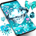 Turquoise diamonds wallpapers ikona