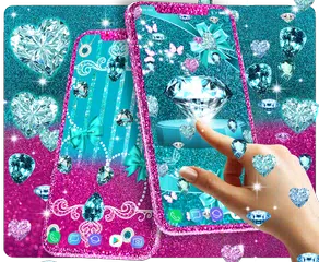 Turquoise diamonds wallpapers XAPK 下載