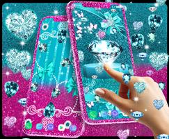 Turquoise diamonds wallpapers captura de pantalla 2