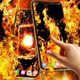 Fire flames live wallpaper ไอคอน