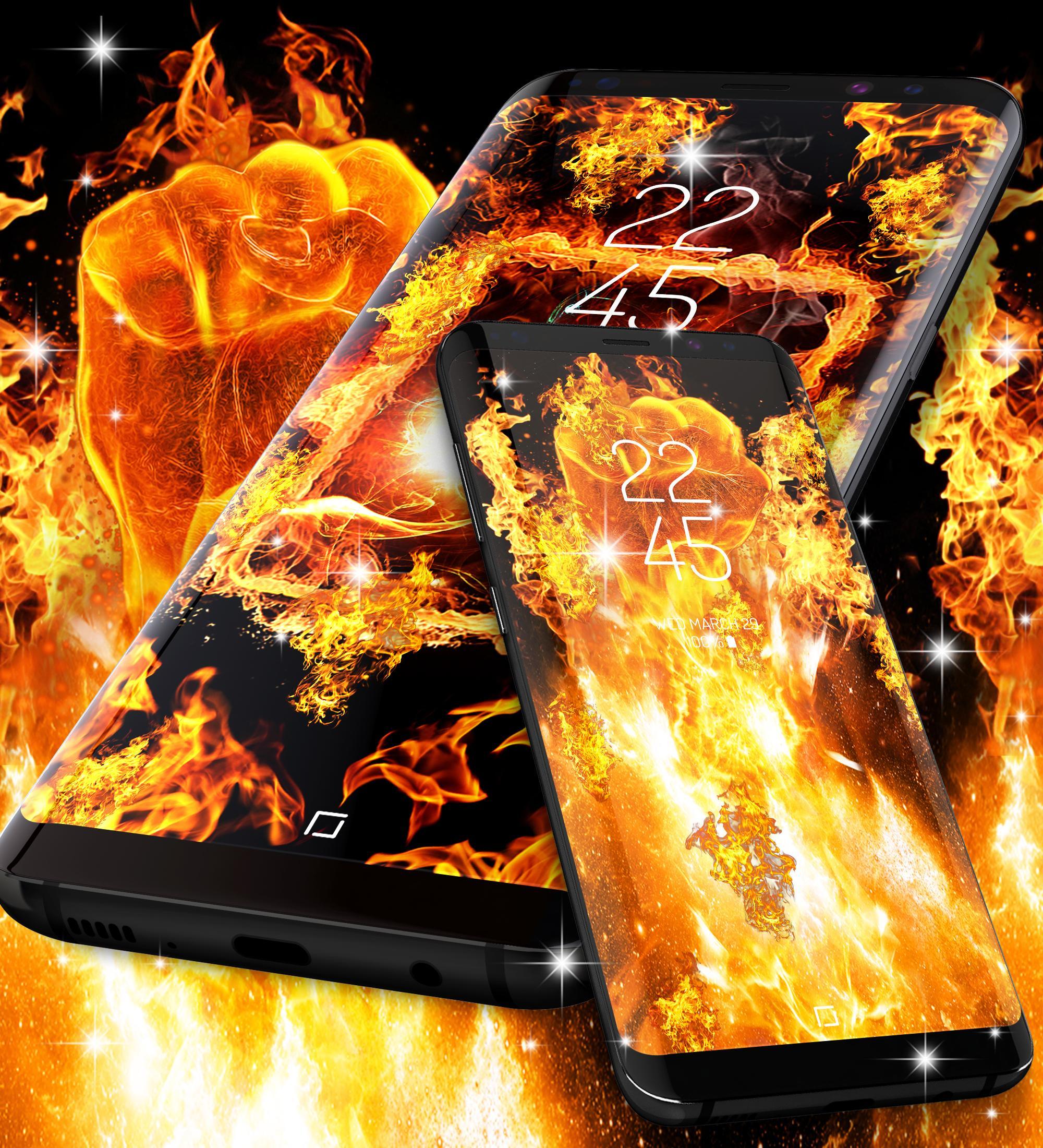 Live flame