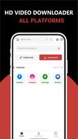 HD Video Downloader -HD Player تصوير الشاشة 1