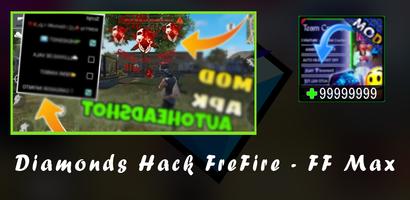 پوستر Diamonds Hack FreFire - FF Max