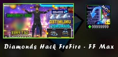 برنامه‌نما Diamonds Hack FreFire - FF Max عکس از صفحه