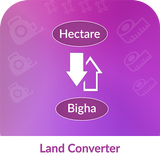Hectare to Bigha Converter 2019 icône