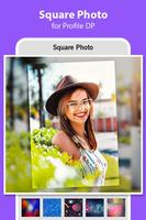 Square Photo Blur for Profile DP poster