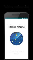 Trafic maritime - Radar bateau Affiche