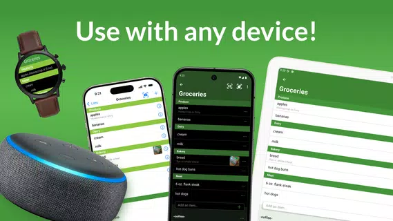 Our Groceries Shopping List