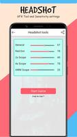 Headshot: GFX Tool and Setting الملصق