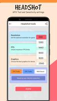 Headshot: GFX Tool and Setting تصوير الشاشة 1