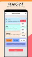 Headshot: GFX Tool and Setting capture d'écran 1