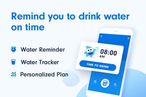 Water Tracker: Drink Water Reminder & Alarm plakat