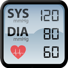 Diário verificador da pressão sanguínea-BP Tracker ícone