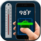 Vücut sıcaklığı kontrol: termometre ateş Tracker simgesi