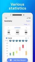 Blood Pressure Monitor App imagem de tela 1