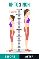 Height Increase Home Workout Plan: Add 3 inches पोस्टर