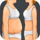 Perdre du poids pour les femmes: application icône