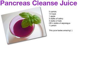health juice recipe poster