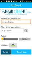 Healthjobs4U Job Search โปสเตอร์