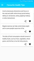 3 Schermata Health Tips