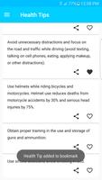 2 Schermata Health Tips