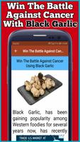 Black Garlic Health Benefit Affiche