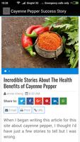 Cayenne Pepper Health Benefits تصوير الشاشة 2