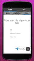 Blood Pressure Diary Affiche