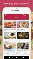 Healthy food recipes UK/EU poster