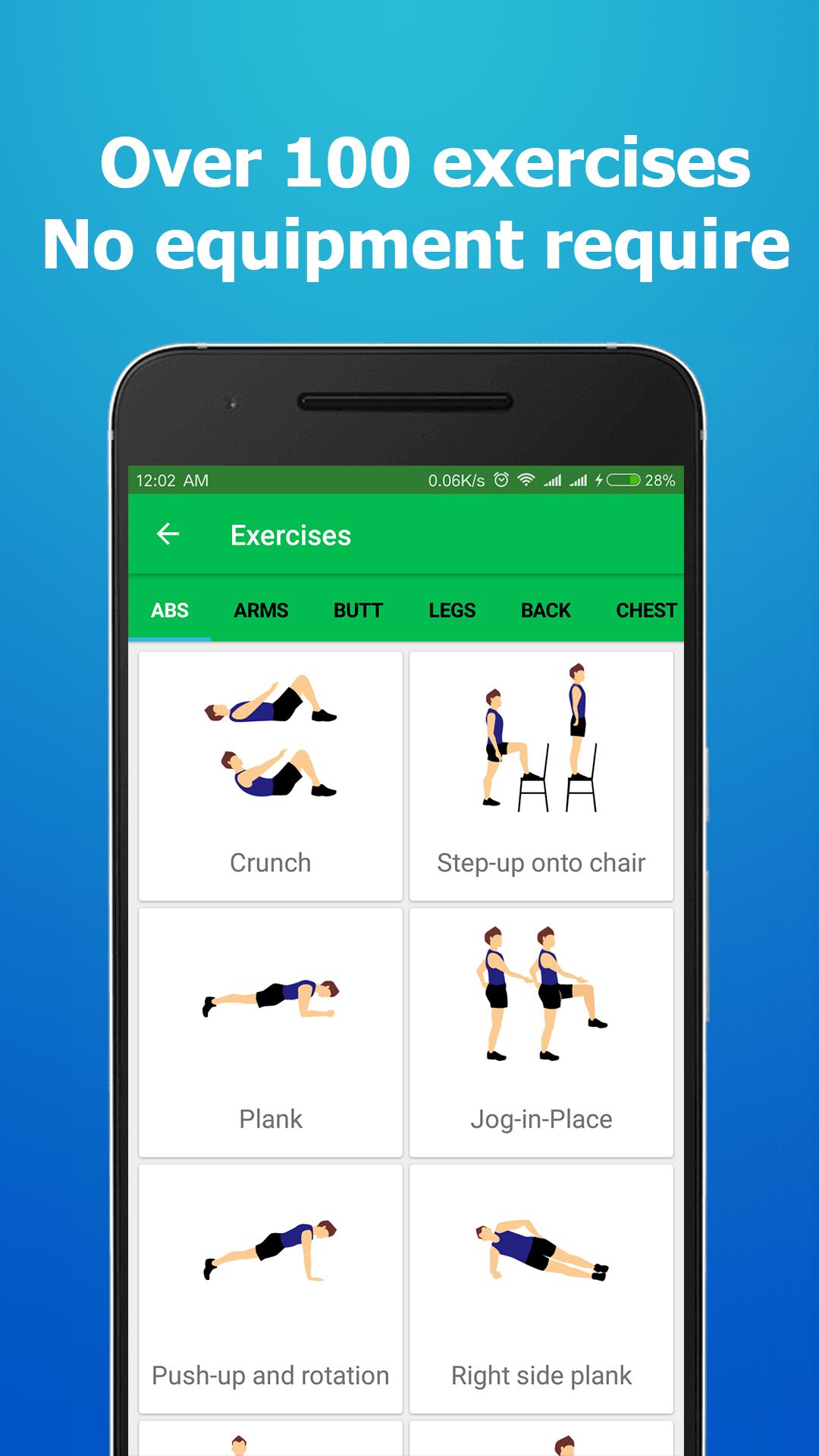 Home Workout No Equipment 2019 For Android Apk Download