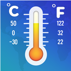 온도계-습도계, 온도 측정 아이콘