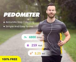 Pedometer الملصق