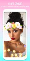 Heart Crown Face Camera تصوير الشاشة 1