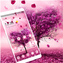 Thème coeur amour cerisier APK