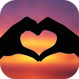heart hand emoji icono
