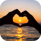 heart hands emoji icône