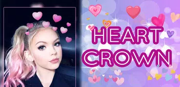 Heart Crown Photo Filter Camera