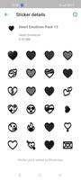 WASticker Heart Love Stickers Affiche