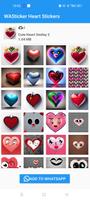WASticker Heart Love Stickers capture d'écran 2