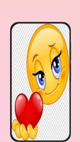 hearts emoji Affiche